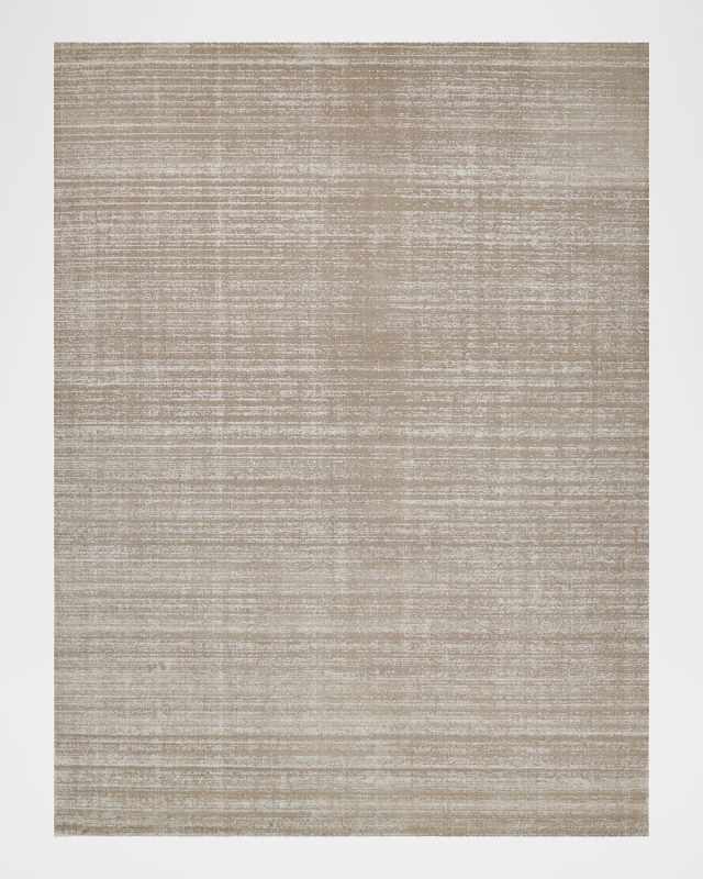 Martelli Modern Hand-Loomed Taupe Rug, 12' x 15'